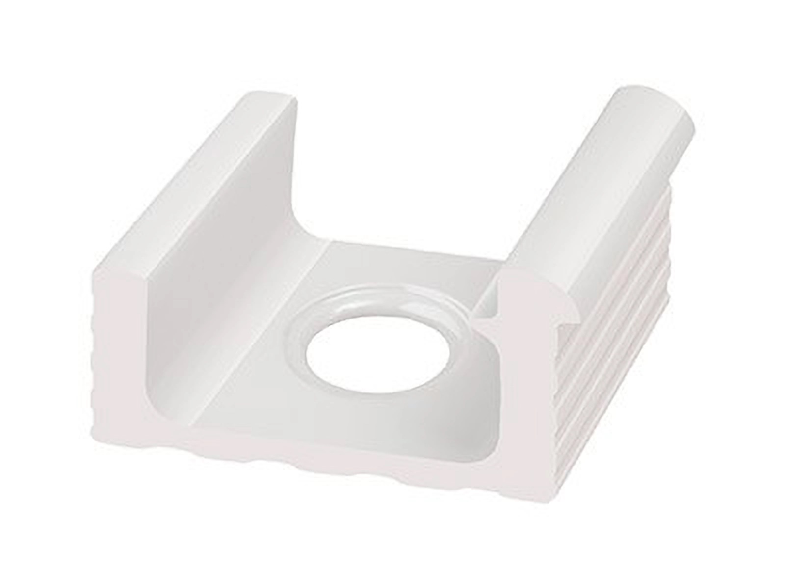 KP223 Переливной лоток керамический со сливом White 29x24,5 Serapool