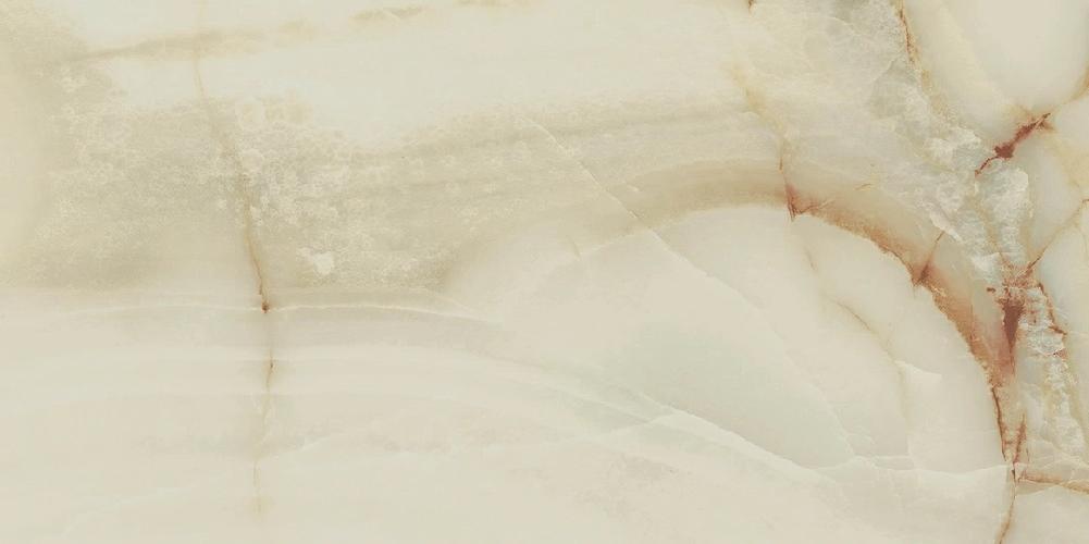 765720 Bijoux Onyx Blanche Glossy R 6mm 120x240 Rex Ceramiche