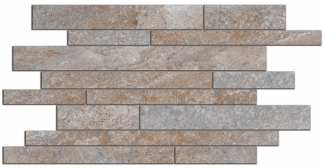 SG188/006 Тревизо серый светлый мозаичный 50,2х25 Kerama Marazzi