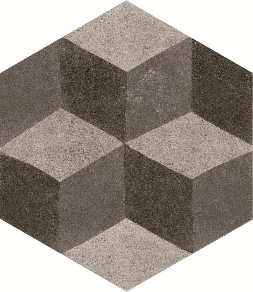 fK6I Firenze Deco Grey 21,6*25 SAT FAP Ceramiche