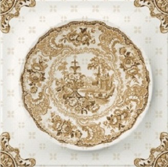 Monocolor Mix Circle Classic Cream 10х10 (14 дизайнов) Absolut Keramika