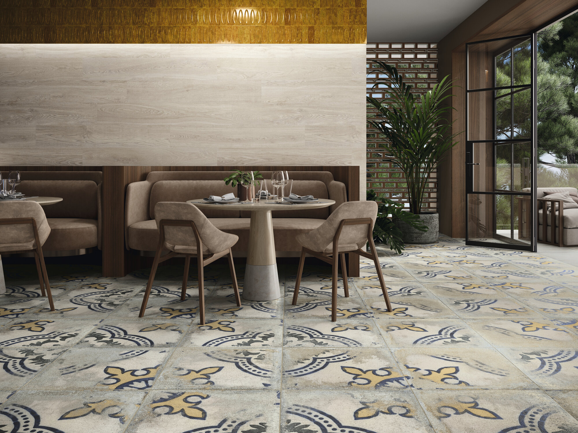 A042409 Palanzo Ecru Rect. 60x60 Ape Ceramica