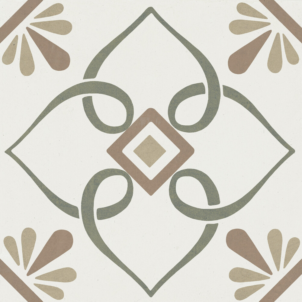 37790 Provenza Green Petals/22,3 22,3x22,3 Harmony