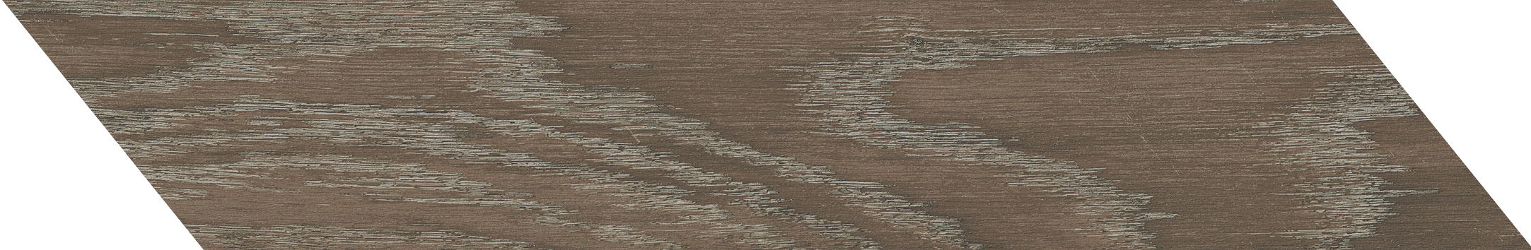 Chevron Ancona Chocolat 8x40 Ecoceramic