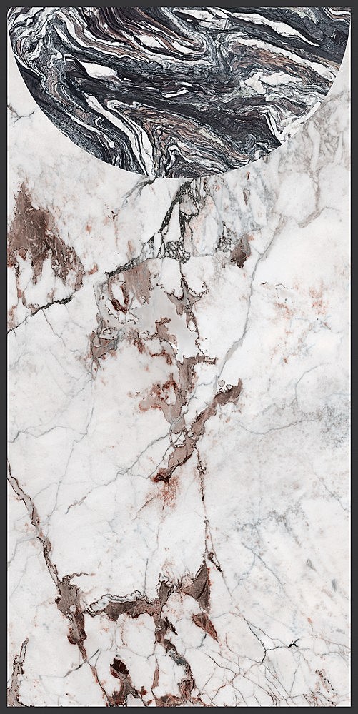 764122 Policroma Volta Breccia-Cipollino Mat Ret 6mm 120x240 Cedit