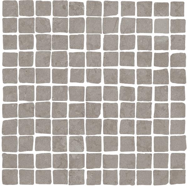 MBS002 Про Лаймстоун Спакко мозаичный серый матовый 20х20 Kerama Marazzi