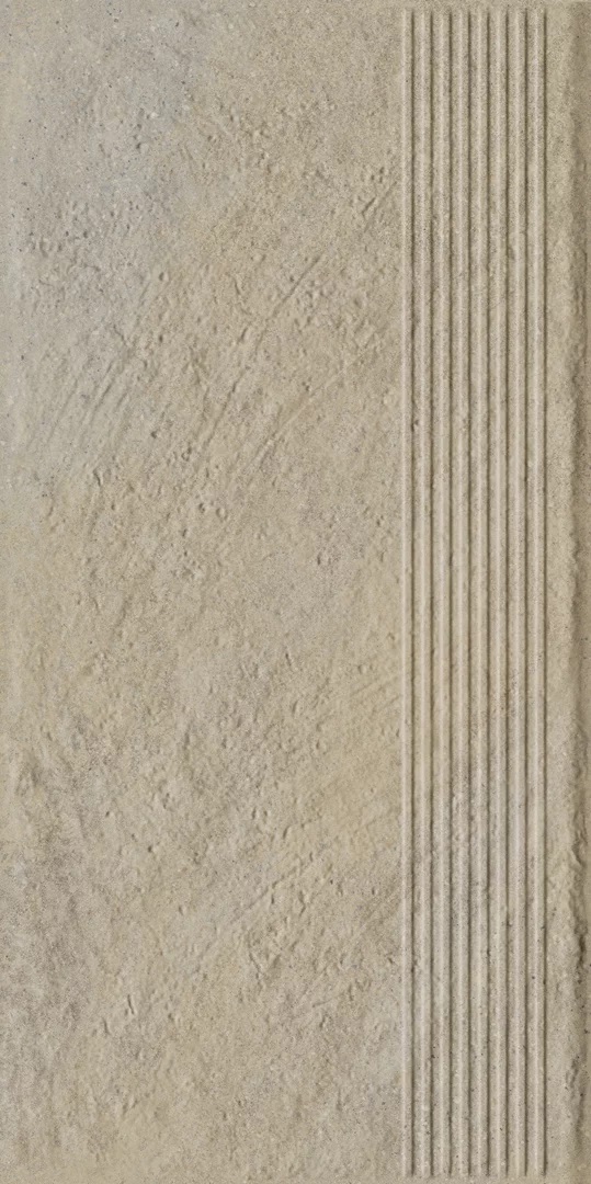 Eremite Crema Stopnica Prosta Struktura Mat 30x60 Paradyz