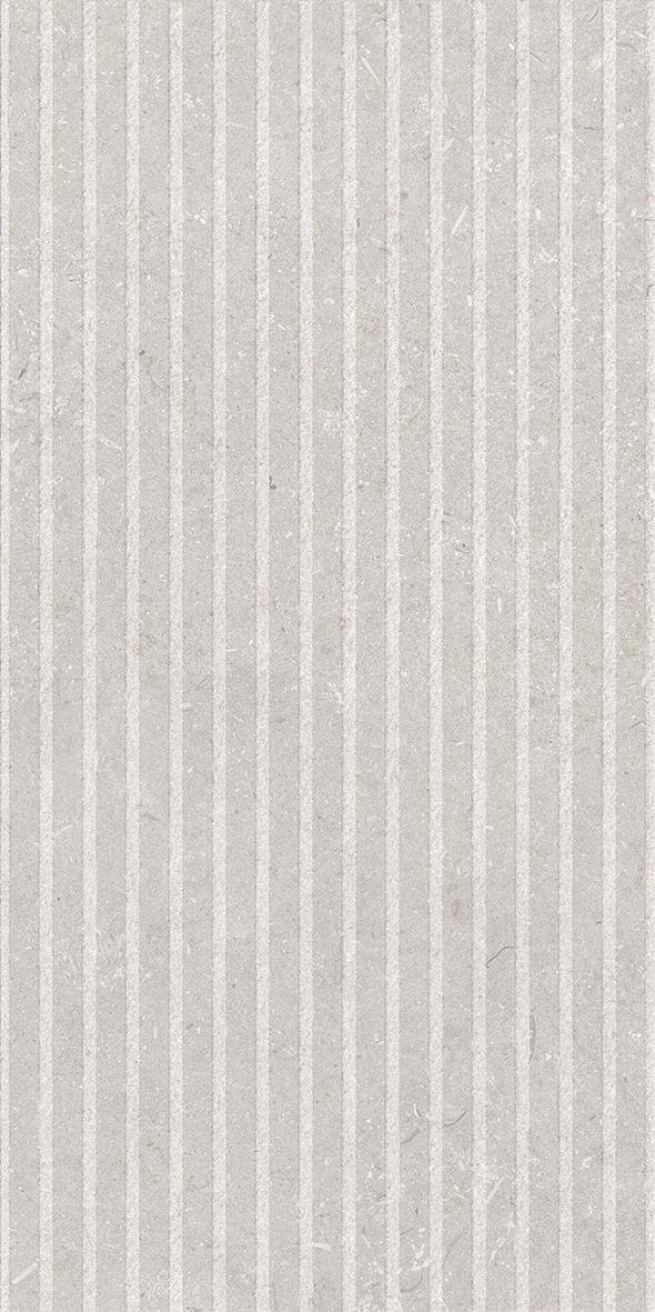 005505 Shellstone Bianco Rigat-One 3D 60x120 Dado Ceramica