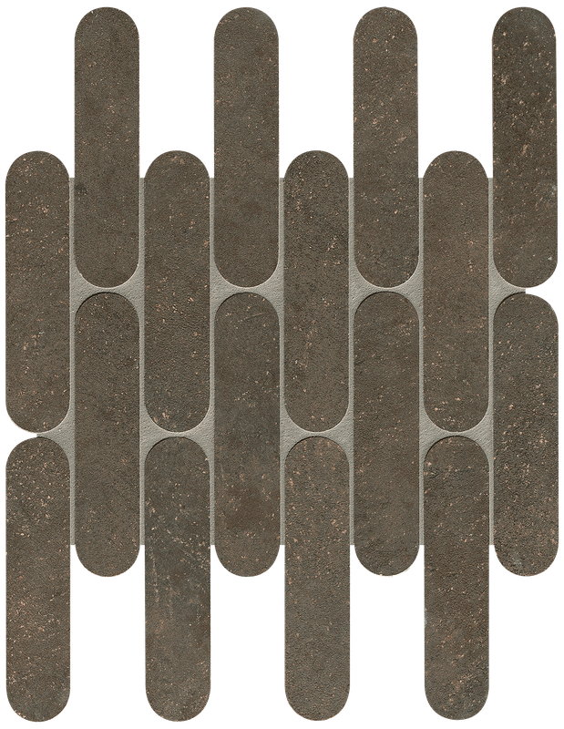 fRM8 Nobu Cocoa Curve Mosaico Matt 29x29,5 FAP Ceramiche