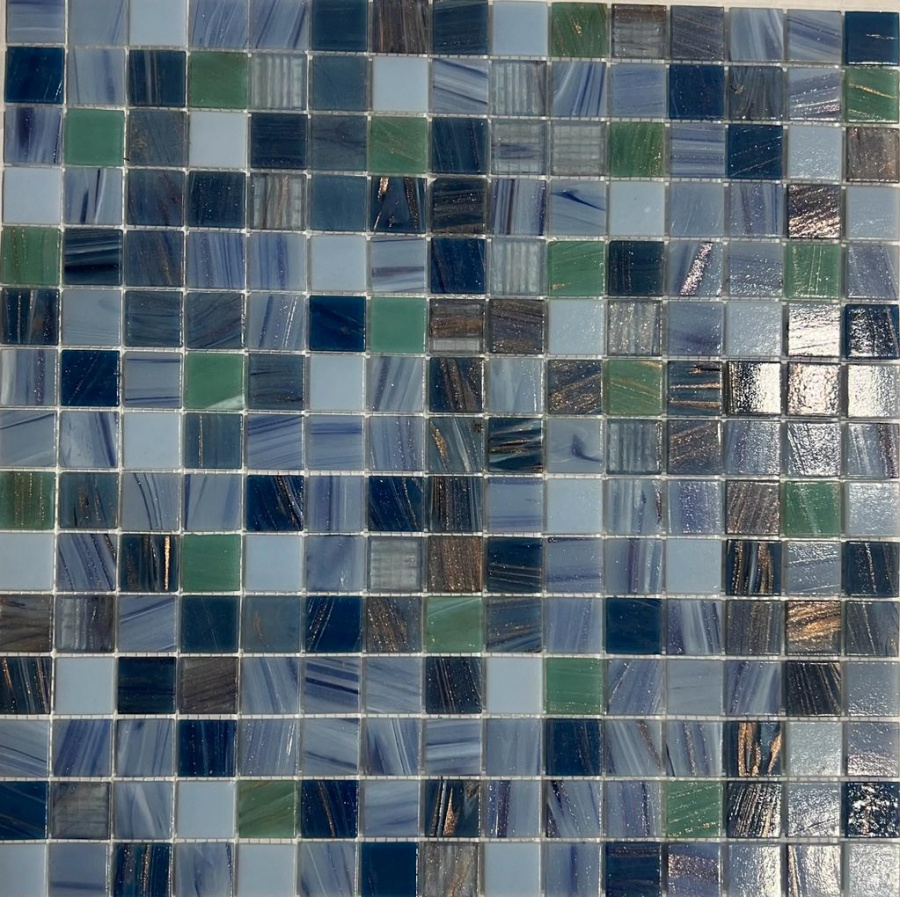 Мозаика из стекла PIX127 20x20 316х316х4 Pixmosaic