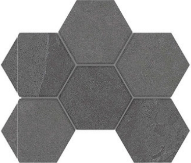 Мозаика LN04/TE04 Luna Hexagon неполированная 25x28.5 Estima
