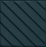 E065 4D Diagonal Deep Blue 20х20 Marca Corona