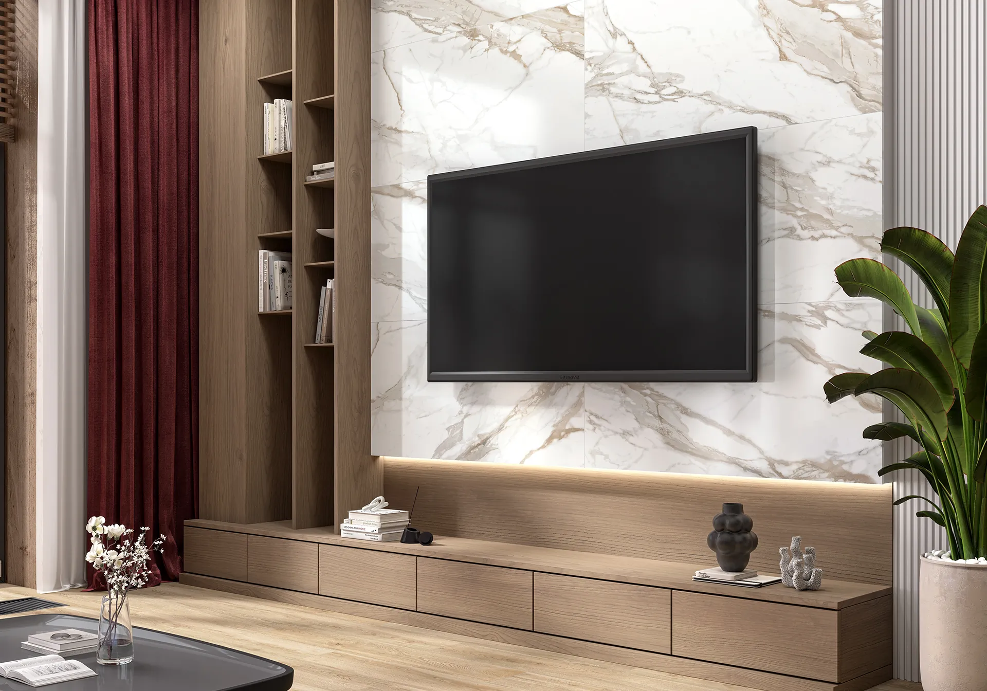 GFU6060CLG04R Calacatta Gold матовый карвинг 600x600x9 Alma Ceramica (Уралкерамика) фото 16
