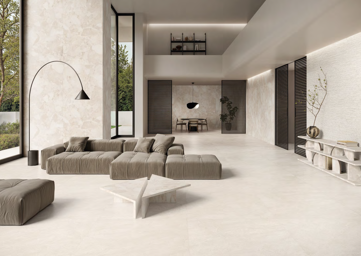 EN4Z Matera Stone Sassi Beige Silktech R10 Rett 60x120 ERGON