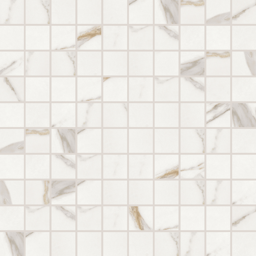 A2M8 Calacatta Gold Mosaico Lappato RT 30x30 Keope