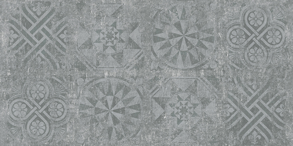 Granite Stone CEMENT Decor Grey Dark / Гранит Стоун ЦЕМЕНТ Декор Темно-серый SR 120x60 Idalgo (Идальго)