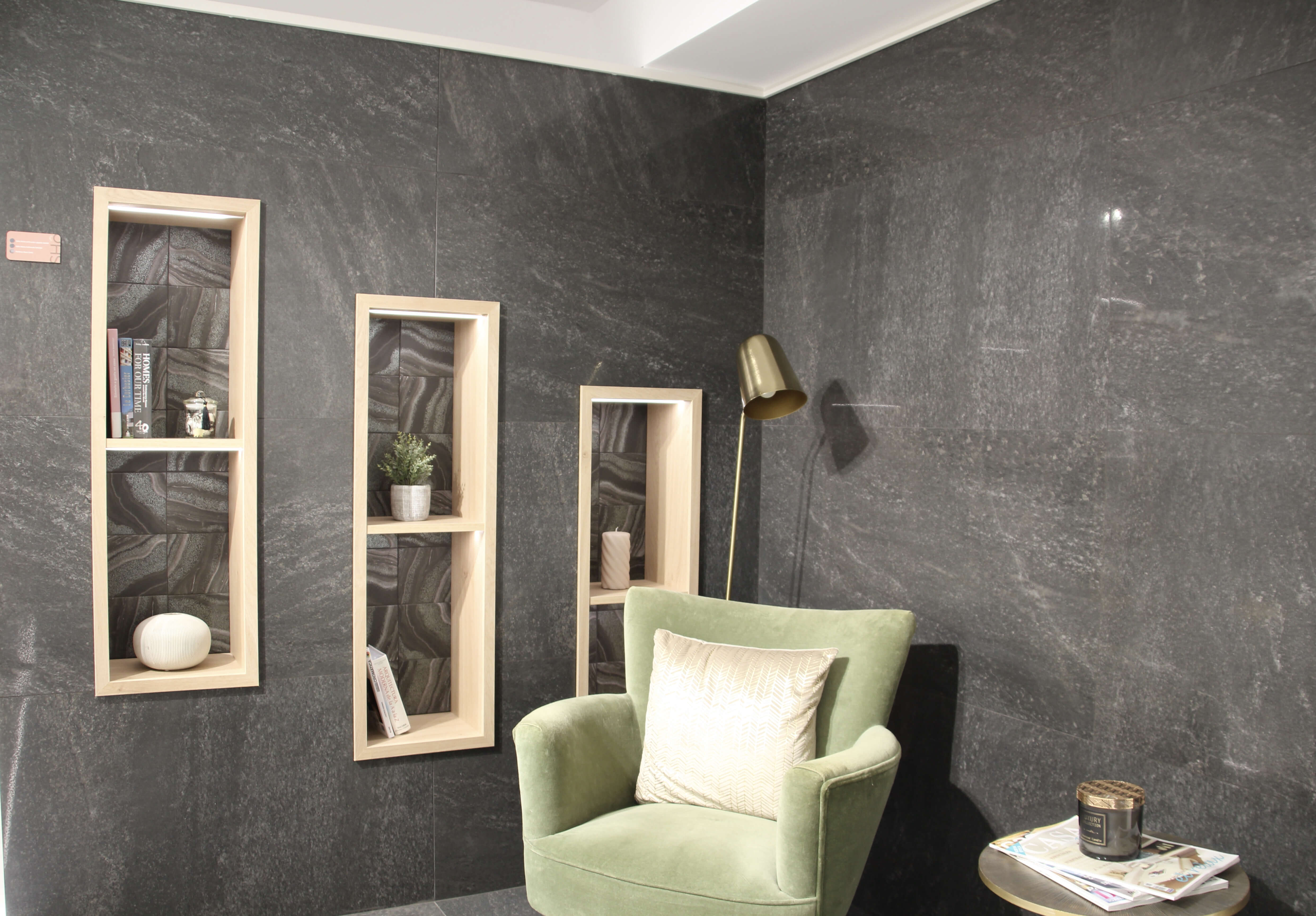 Slate Stone White RC Lap 100x100 Azulejos Sanchis