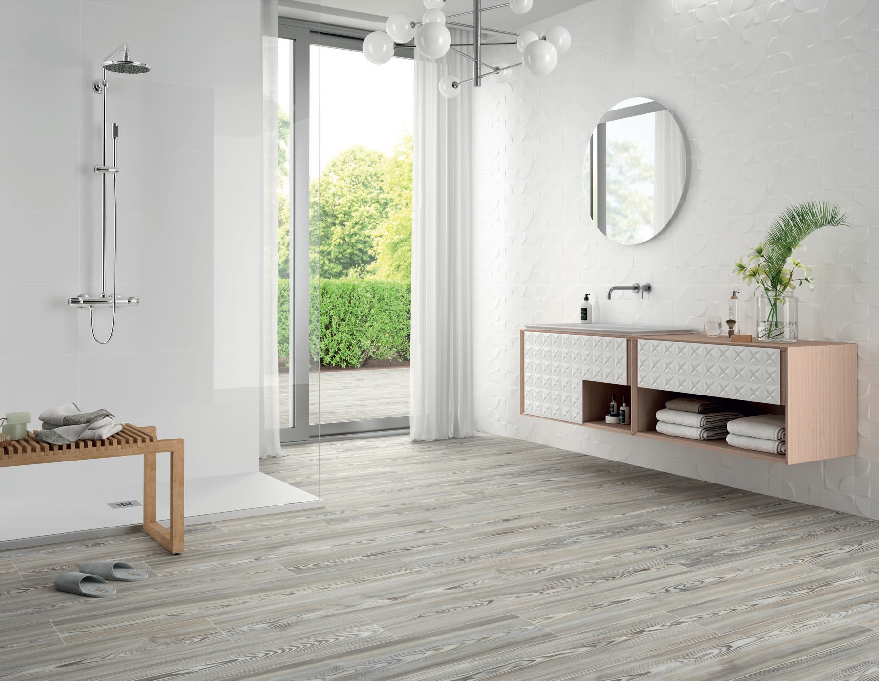 3AEBICEECDPA Ice White MT R 6mm 60x120 Keratile