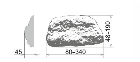 Дублин 120 Плоскость 80-340х48-190х45 Камелот