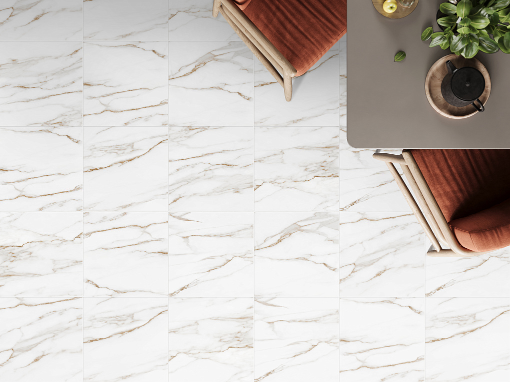 010400001244 Royal white белый PG 01 45х45 Gracia Ceramica