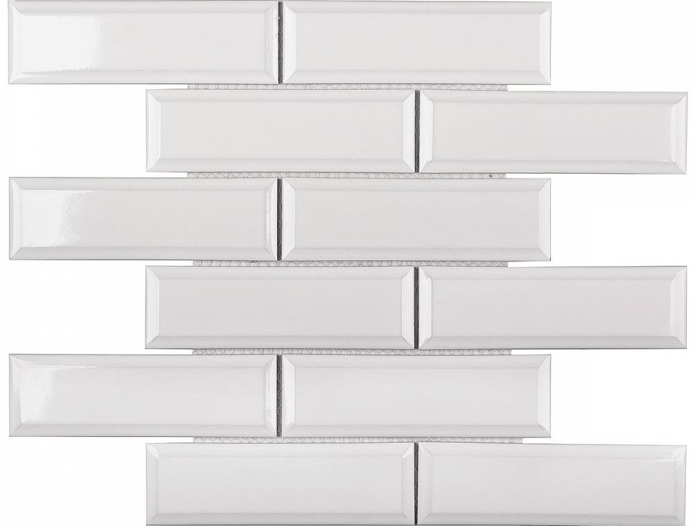KM82895 Metro White Glossy 4.5х14.5 28.7х29.5х6.5 StarMosaic