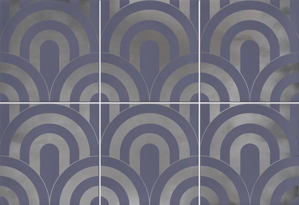 Takada Indigo Plata 23x33,5 VIVES