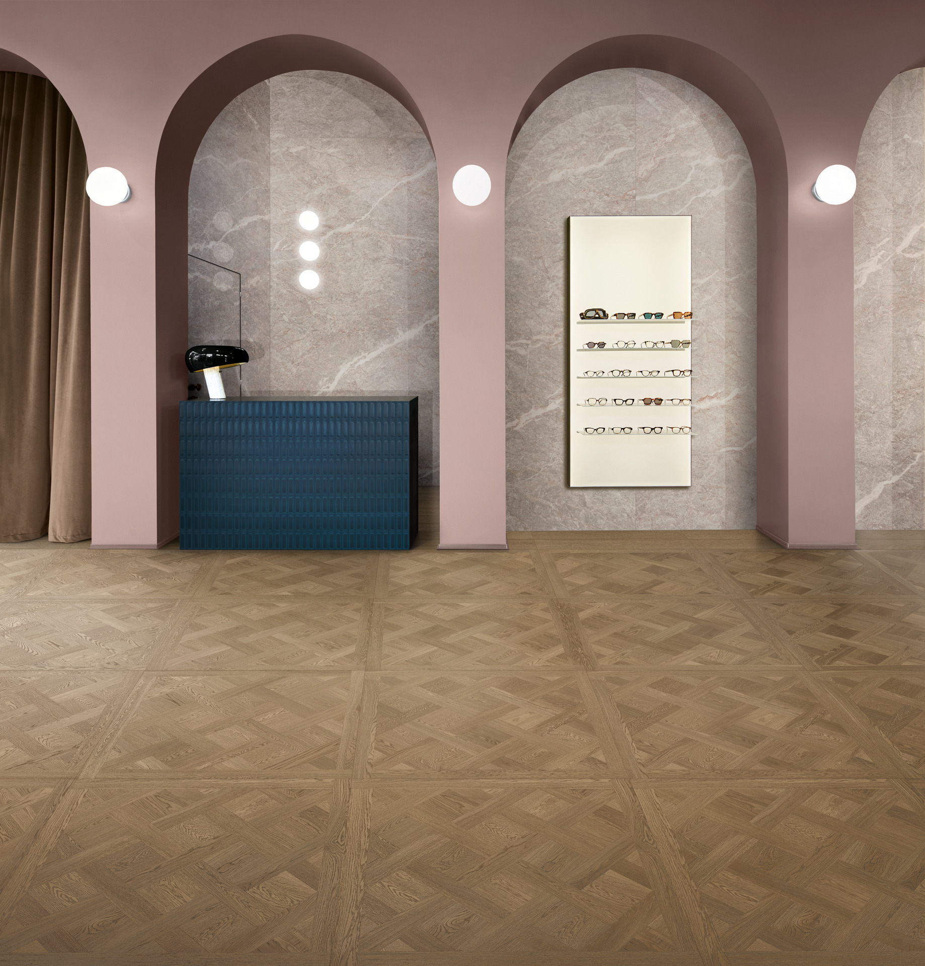 MEK5 Intrecci Versailles Nocciola Rt 120x120 MARAZZI Italy