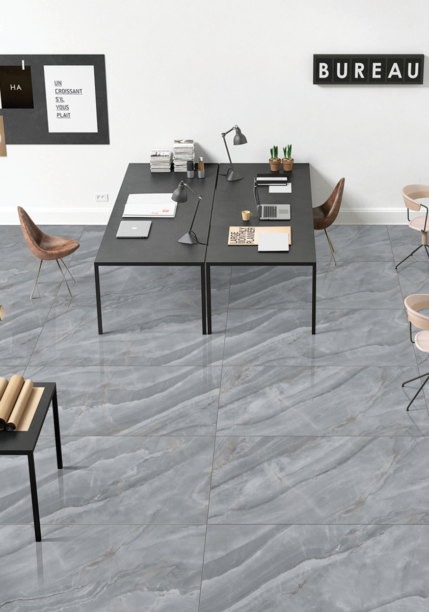 Supreme Grey Polished 75x150 Royal Tile