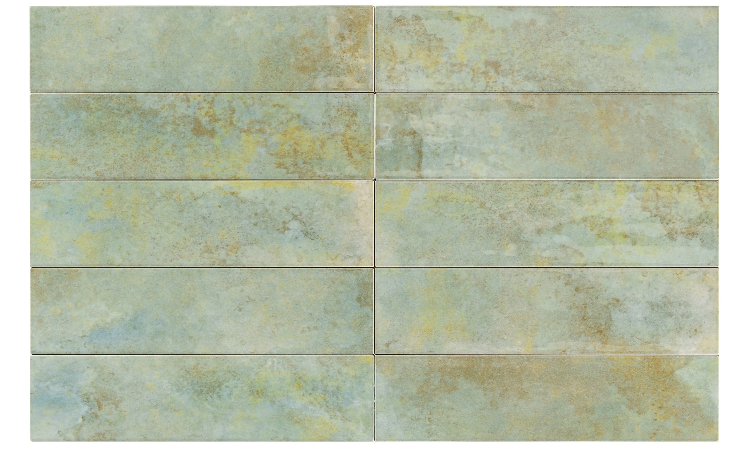 Tropicana Aqua Green 7.5x30 Smile Tile фото 2