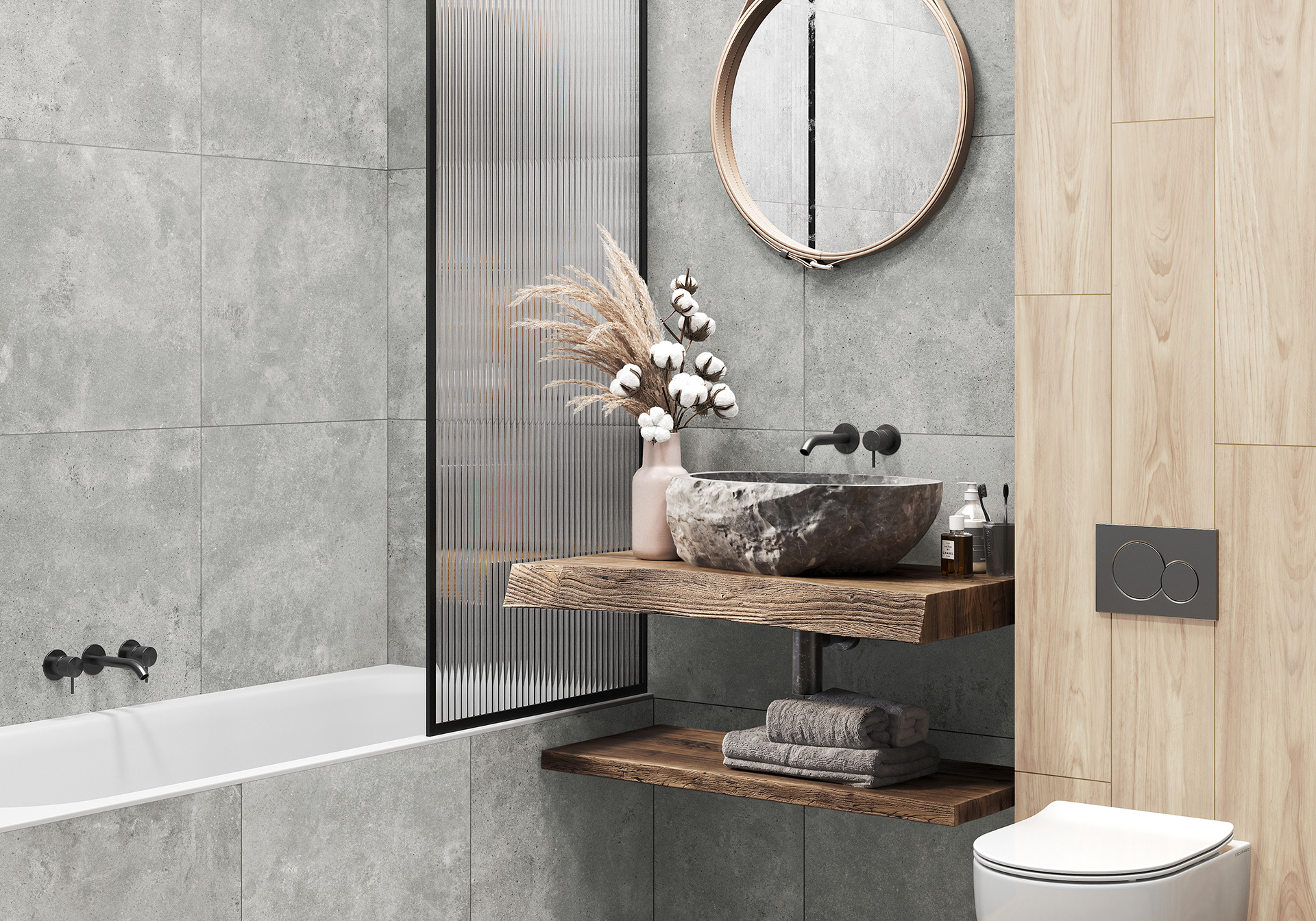 GFU6060LFT70R Loft матовый карвинг 600x600x9 Alma Ceramica (Уралкерамика) фото 15
