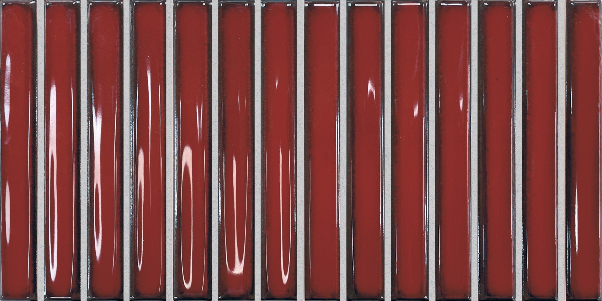 133482 Osaka Bars Red 12,5x25 DNA Tiles