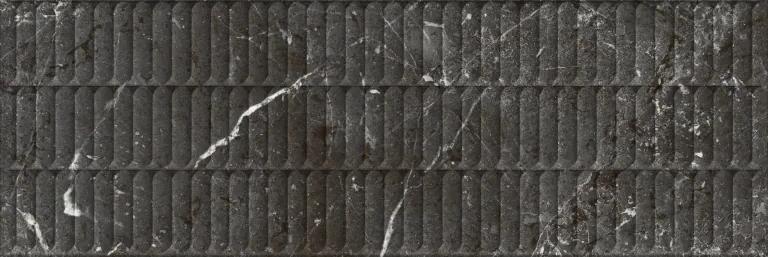 KM3090B0170R Тубкаль чёрный глянцевый структура обрезной 30x89,5x1,05 Kerama Marazzi фото 4