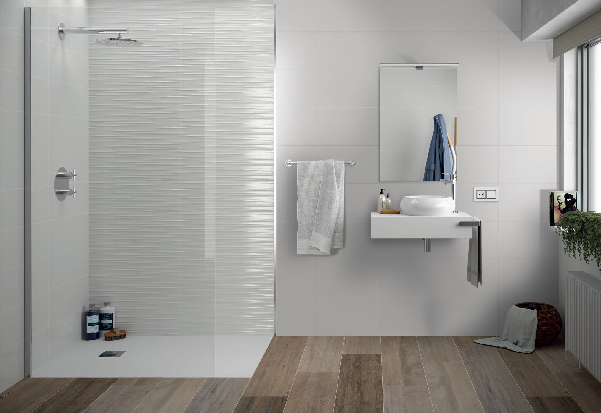 3AEBICEECDPA Ice White MT R 6mm 60x120 Keratile