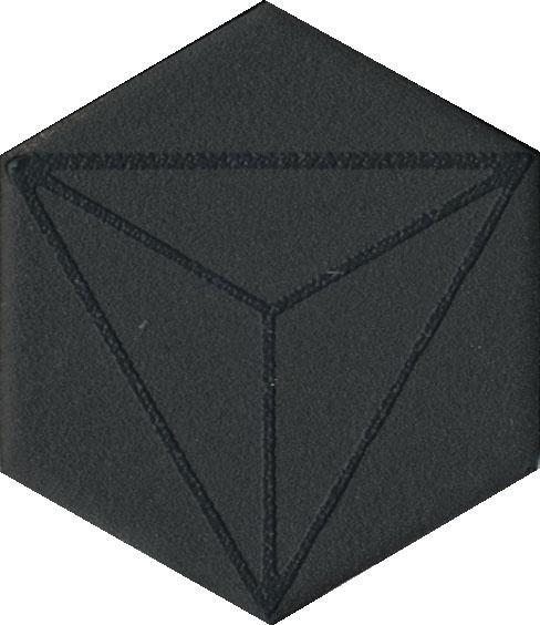 OS/B241/63001 Декор Агуста черный 6х5,2 Kerama Marazzi