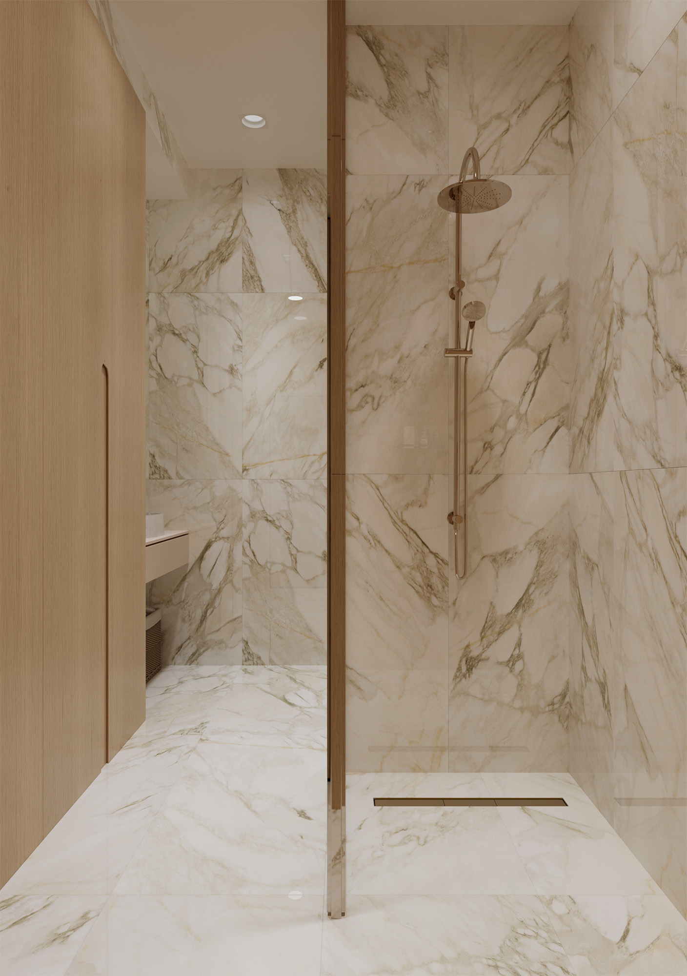 FP1016-A Aurora Beige Full Polished 60x120 Arcadia Ceramica