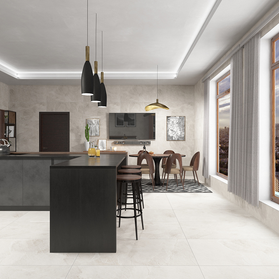 Cement Carbon Mat 60x120 Керлайф фото 25