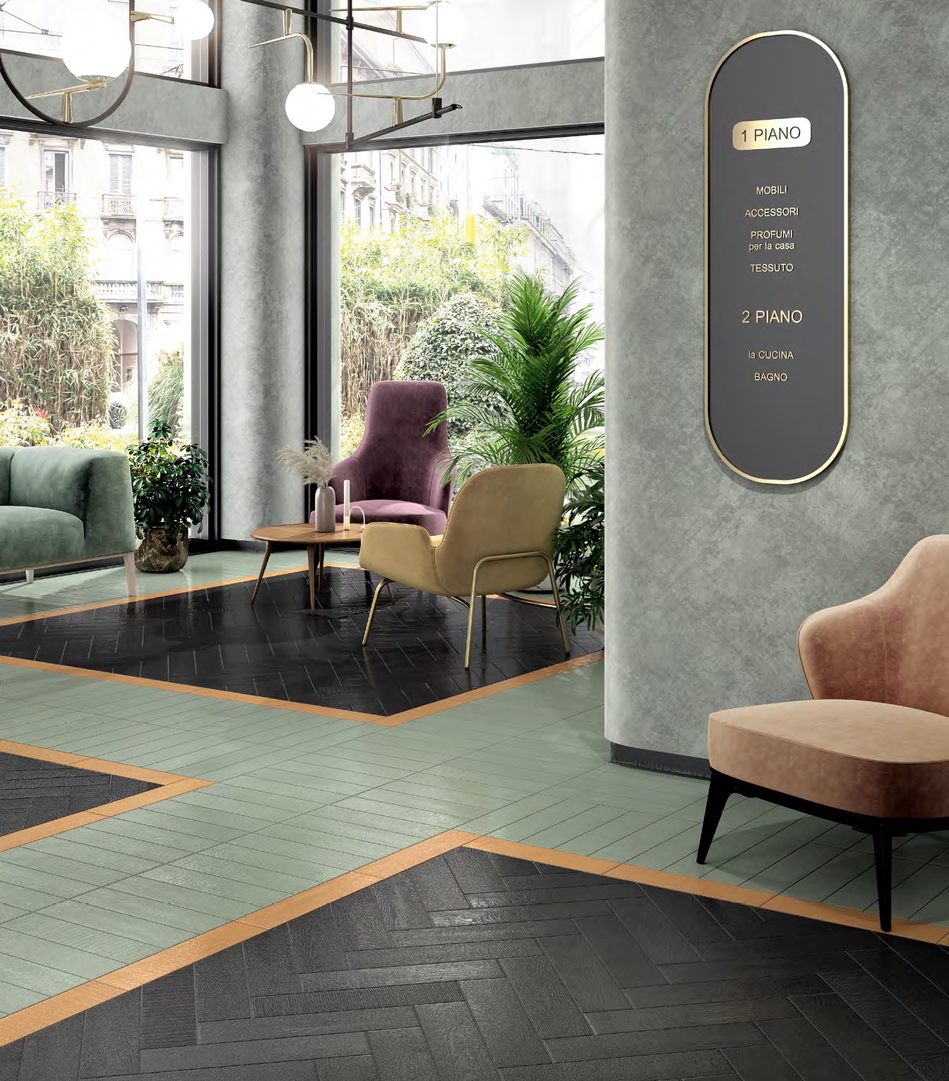 SG403400N Паркетто сиреневый 9.9*40.2 Kerama Marazzi