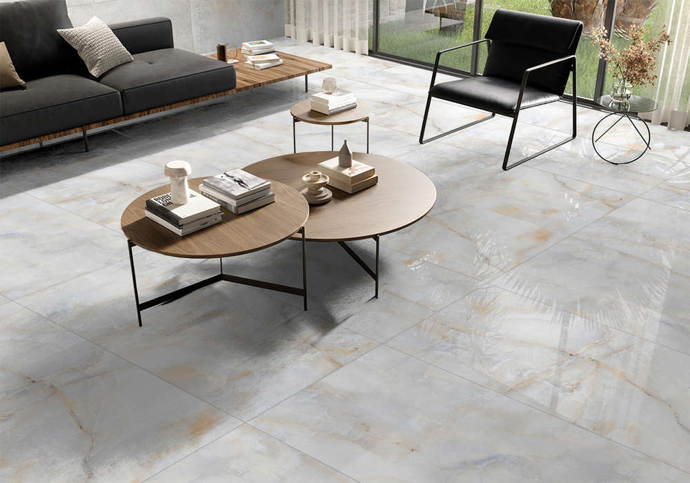 Kester Grey Glossy 8.5 mm 60x120 Eurotile Ceramica