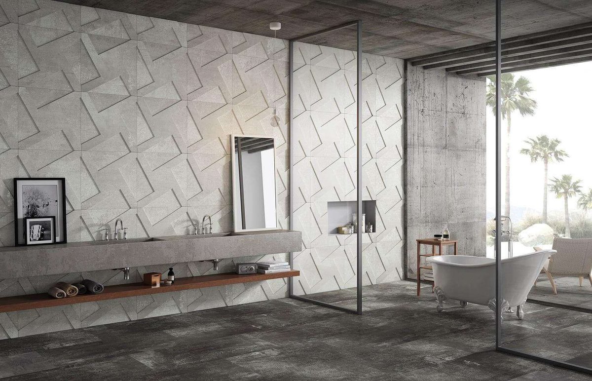 Alchemy 7.0 White Hammered 59.55x119.3 Apavisa Porcelanico