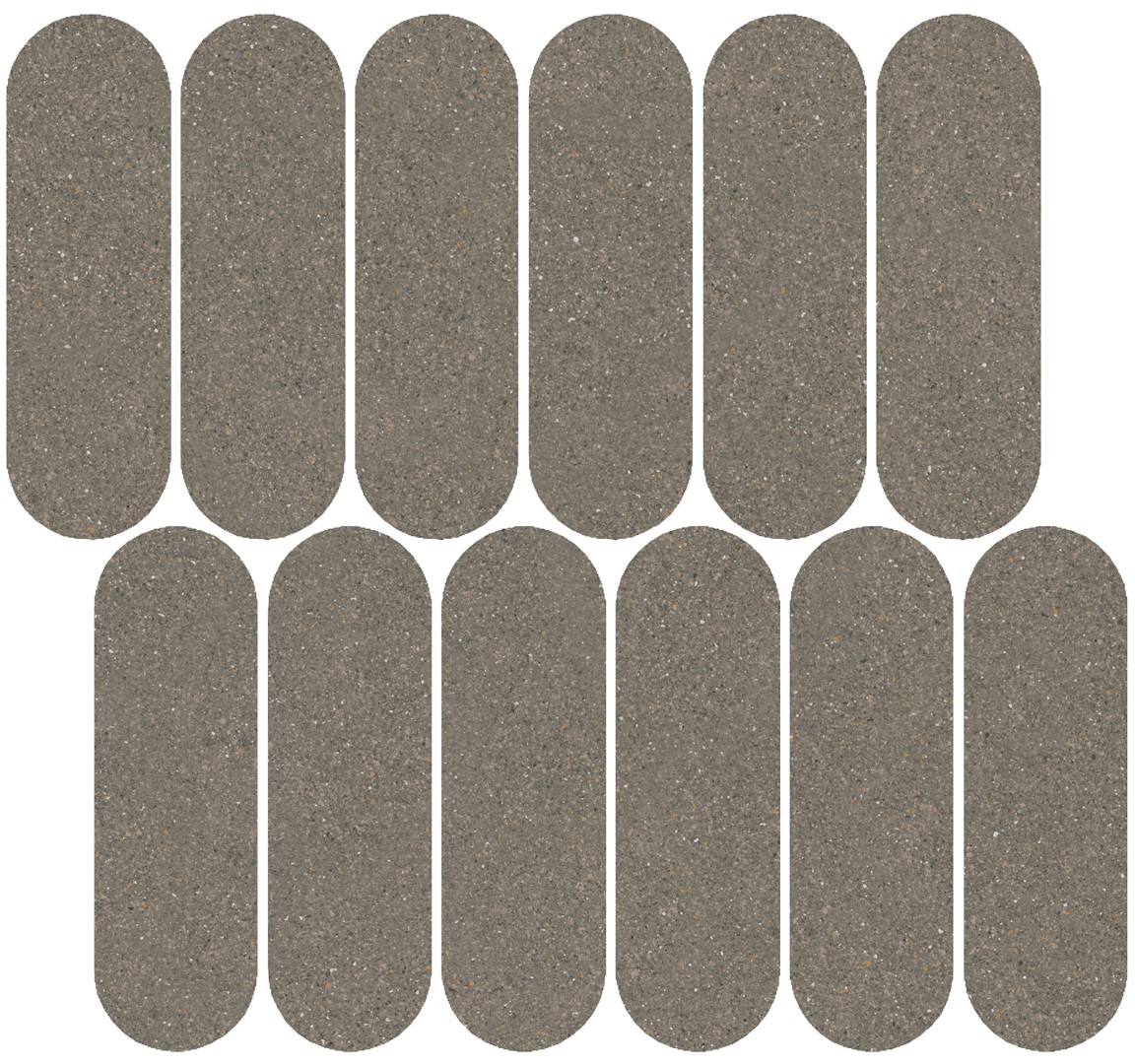 ID146 Джиминьяно наборный коричневый матовый 30x32 Kerama Marazzi