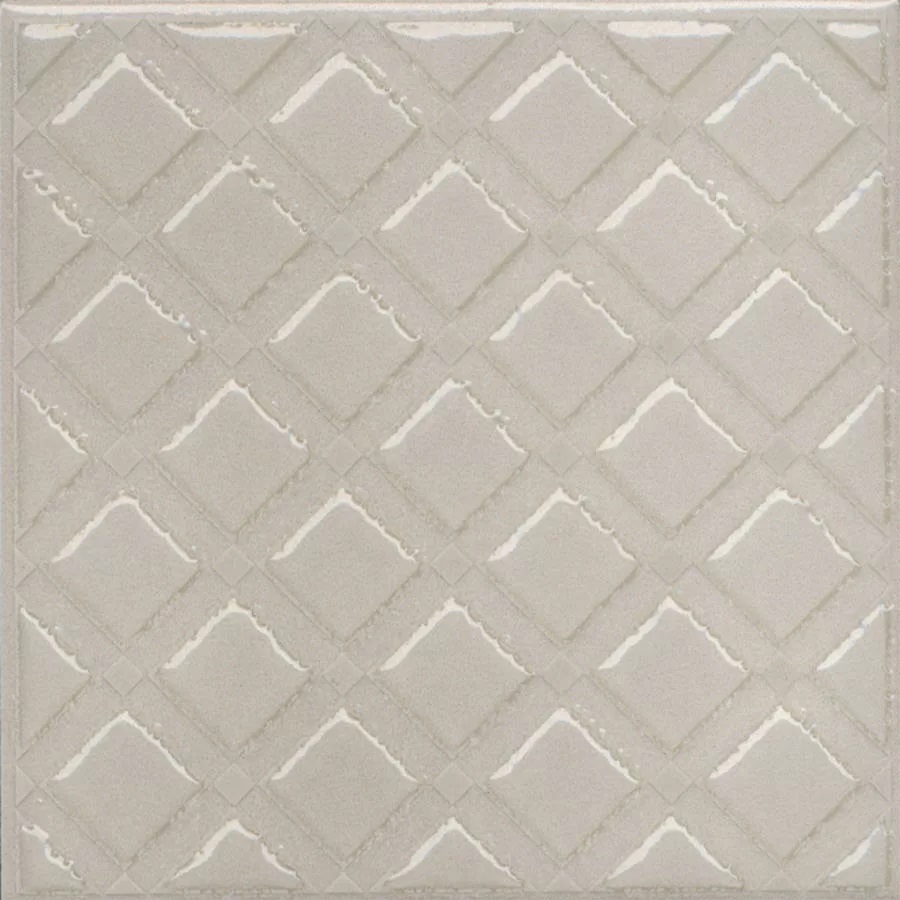 KMD3STA014GN Декор Бахия 1 серый светлый глянцевый 9,8x9,8x0,7 Kerama Marazzi