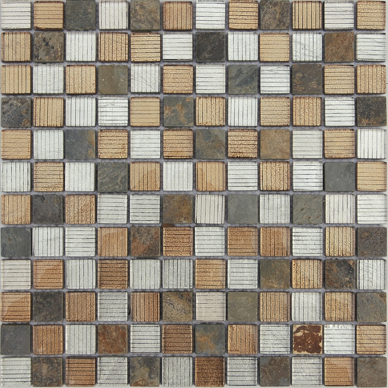Naturelle Alcantara Ruggine 23x23 30.5х30.5 Caramelle Mosaic