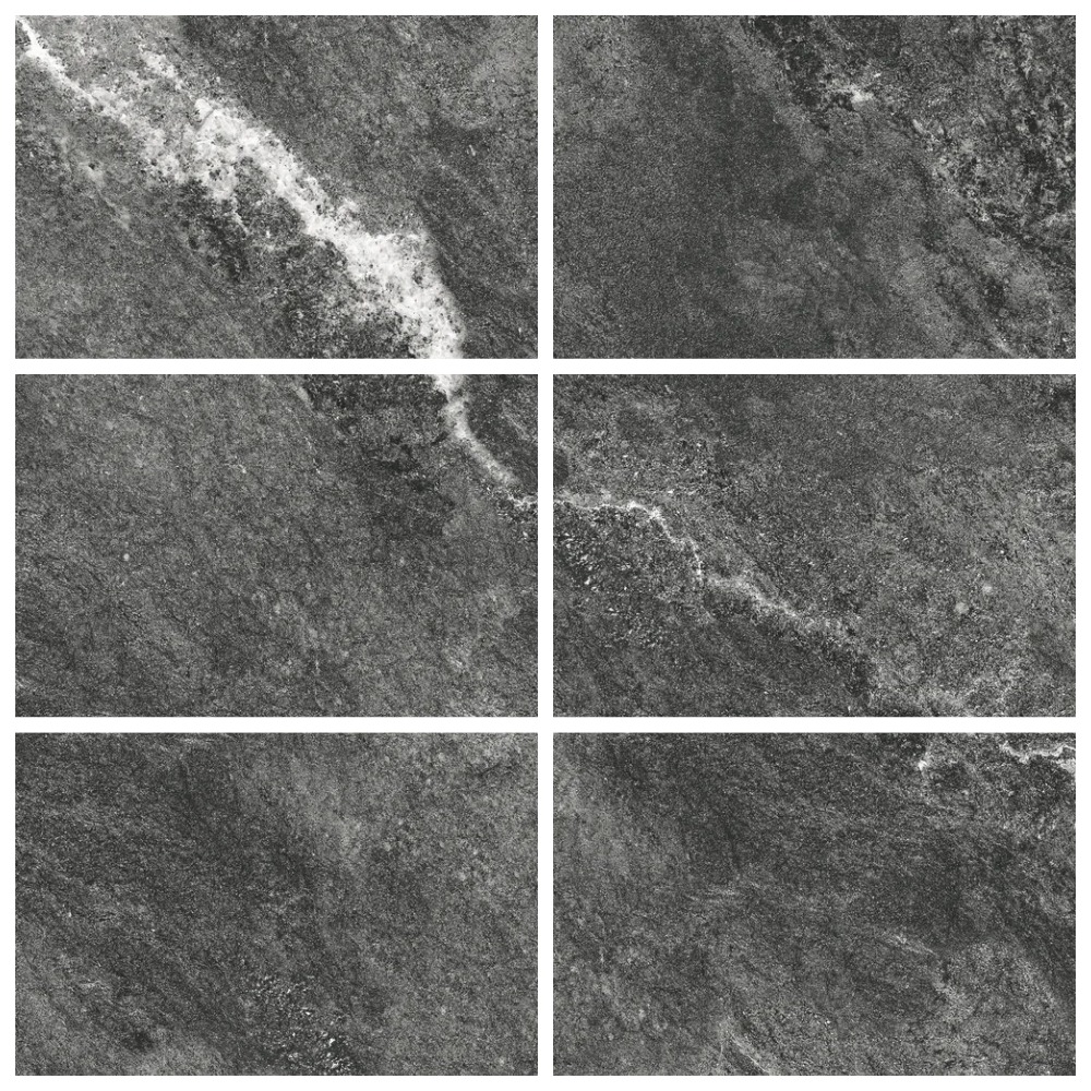 Образец 20х30 см керамогранита Duna - Shadestone Black sugar lapp. - 600x600 мм Duna