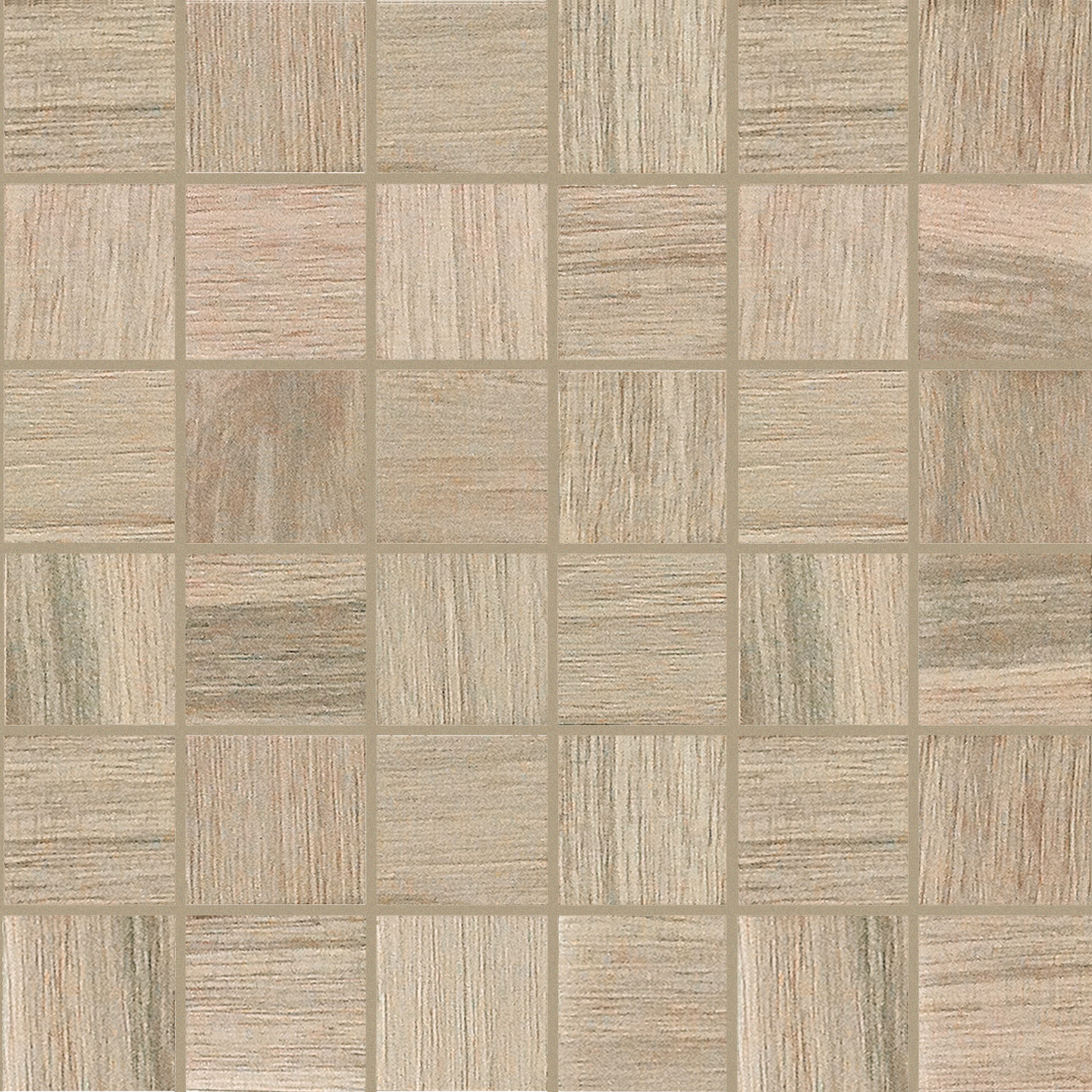 741930 Wooden Almond Mosaico Nat 5x5 30x30 Casa Dolce Casa
