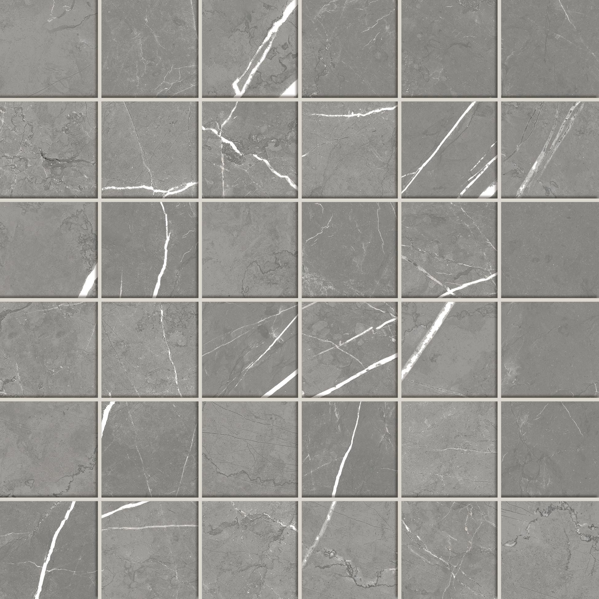 610110001069 Forte dei Marmi Elegant Grey Mosaic 30x30 Atlas Concorde Russia