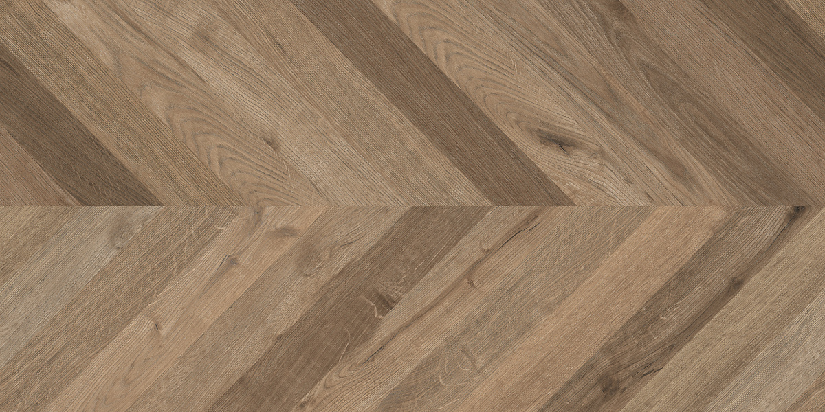 Wood Lux Walnut Chevron M коричневый матовый карвинг 60х120 Laparet