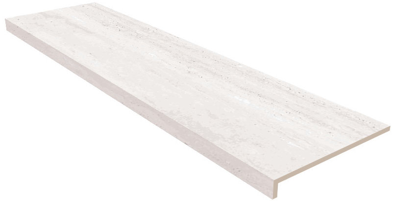 971164 Peldаno Recto Travis Gris Liso 120x33 Gres de Aragon