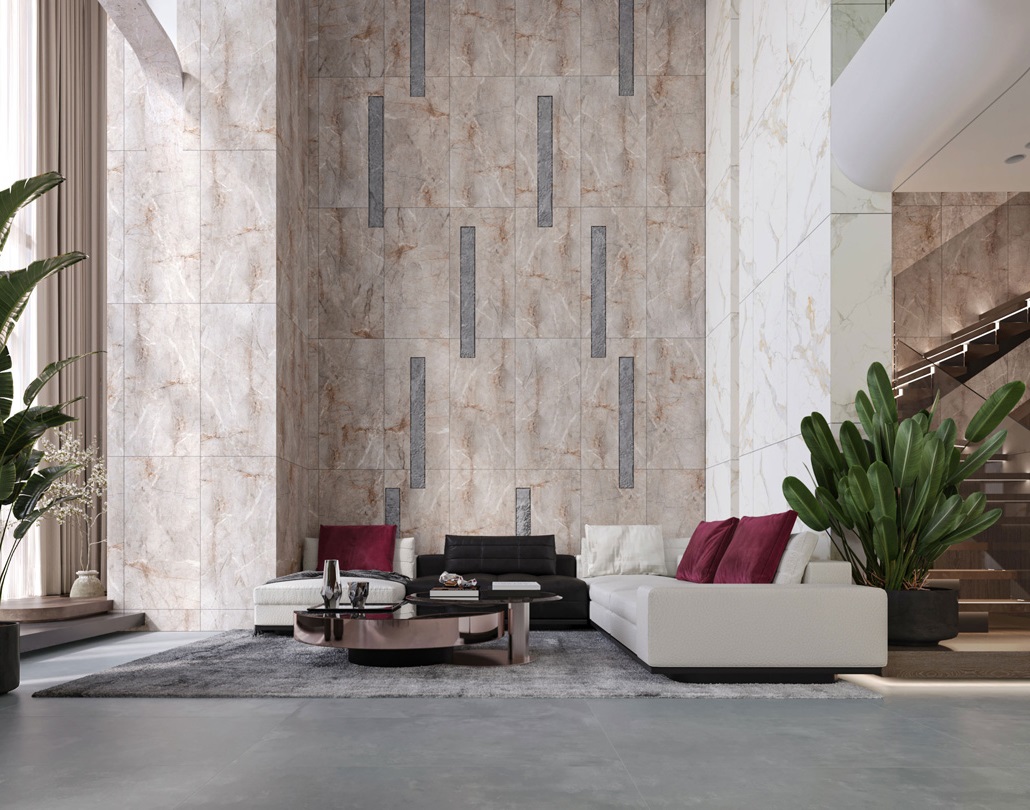 S4441C Pietra Beige Carving 60x120 Buono Ceramica