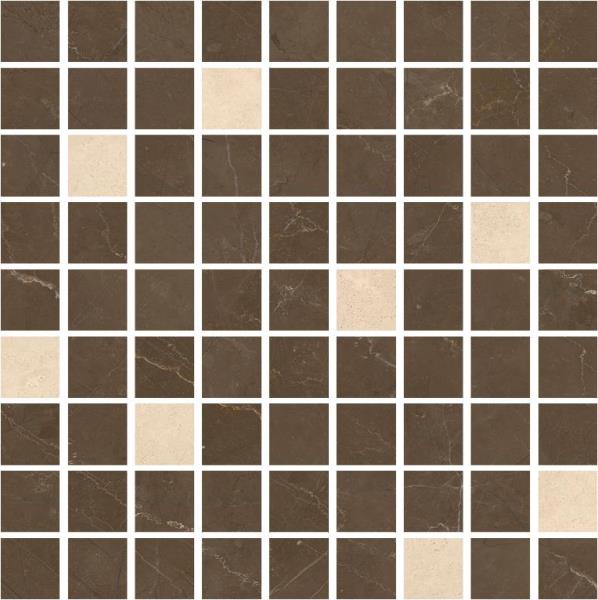 K-1002(1003)/MR(LR)/m21 MARBLE TREND PULPIS(CREMA MARFIL) 30х30 Kerranova