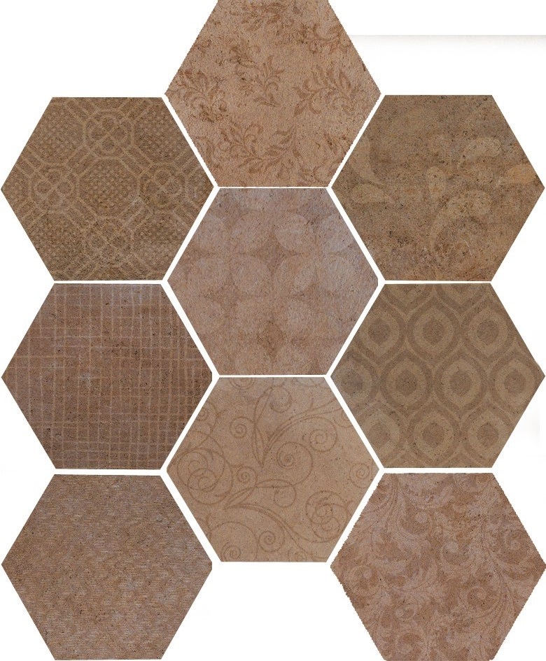1047248 RIABITA ESAGONA FABRIC CLASSIC 24x27,7 Serenissima Cir